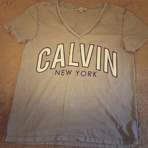 Calvin Klein graphic washed tee